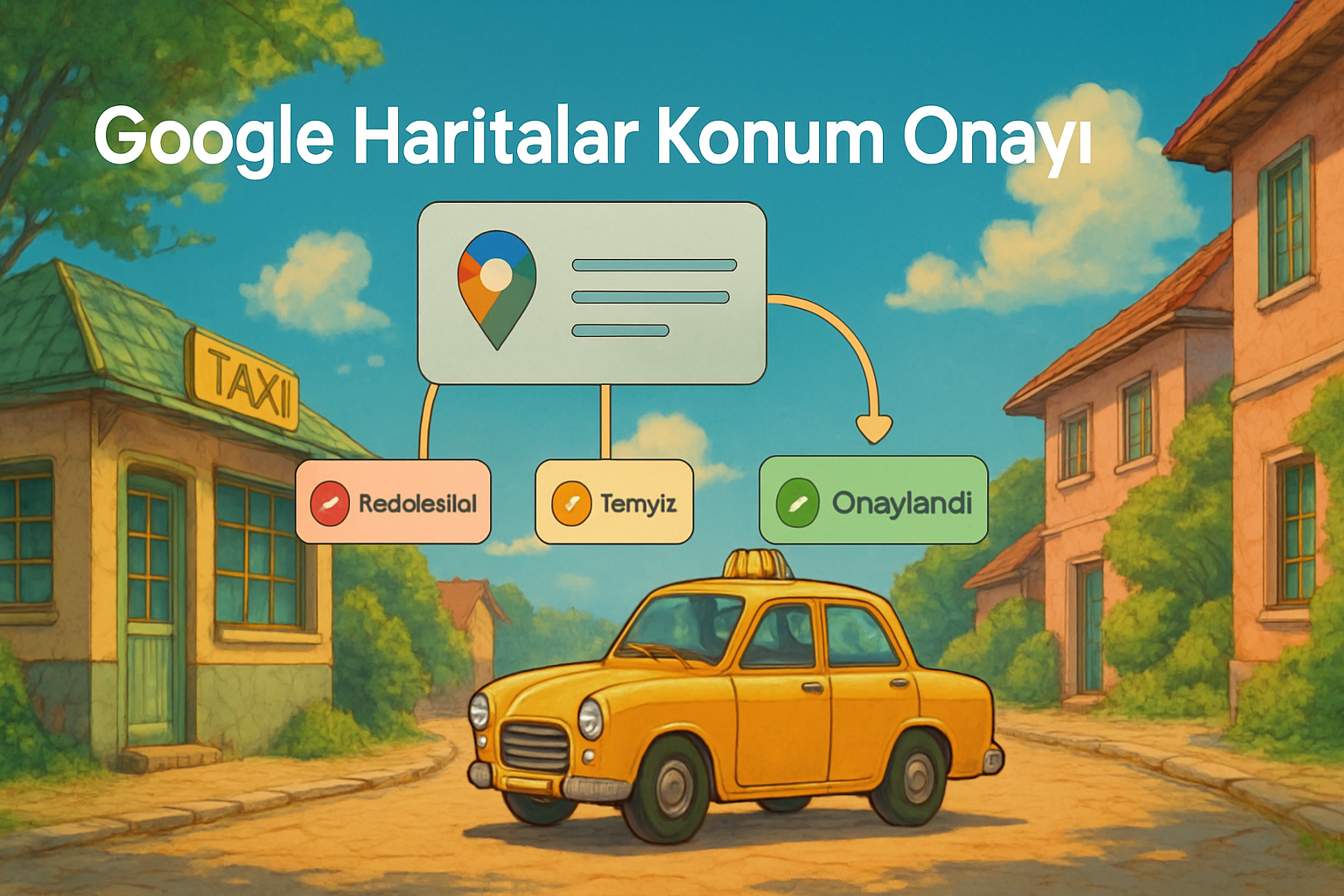 Google Haritalar Konum Onayı görseli