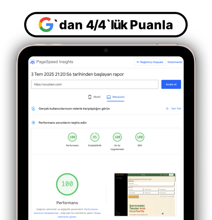 UcuzTaxi ile en iyi SEO optimizasyonu