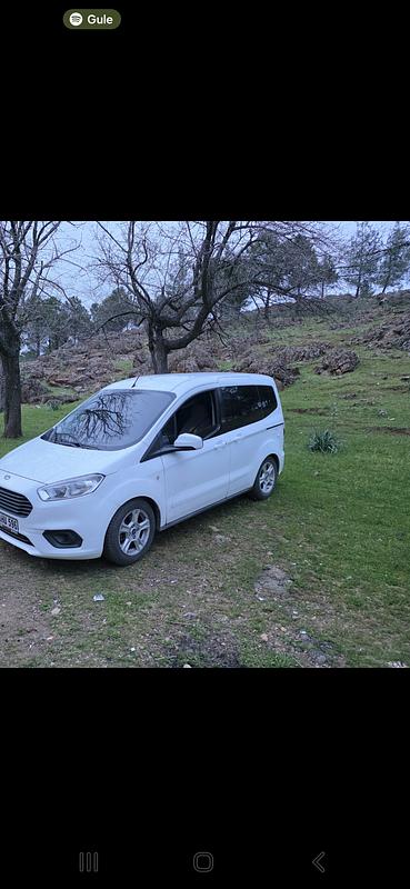 Nurdağı Taksi, 01AHU596 plakalı beyaz Fort  Courier  - Fotoğraf 4