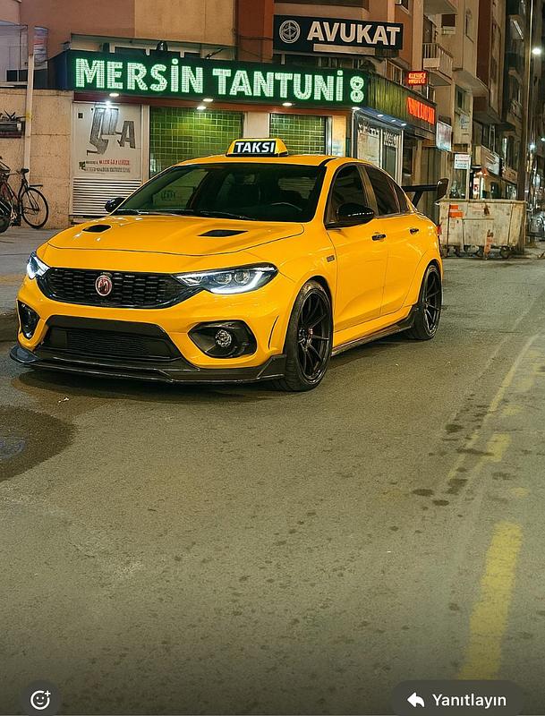 Sivas Taksi, 58T0841 plakalı sarı Fiat  Egea - Fotoğraf 1
