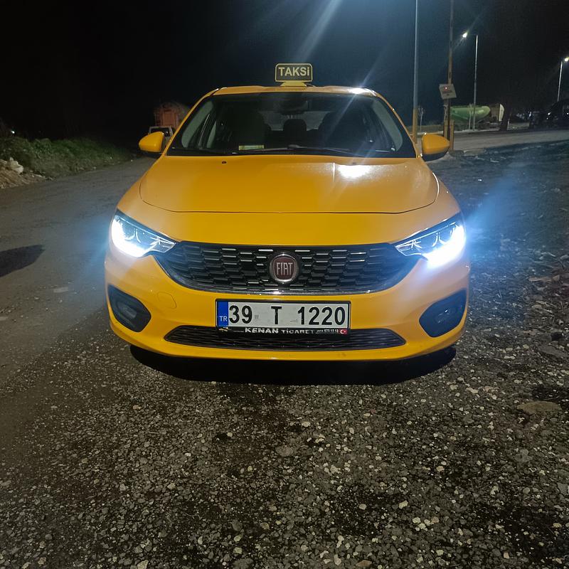 Lüleburgaz Taksi, 39T1220 plakalı sari Fiat Egea  2019 - Fotoğraf 1