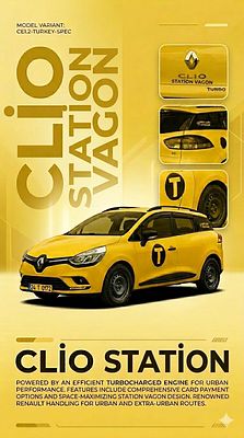 Erzincan Taksi, Reno Clıo - 24T0172 - Resim 1
