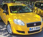Muğla Taksi, 48T0029 plakalı sarı Fiat  Linea - Fotoğraf 3