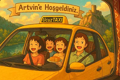 Artvin, Artvin taksi durakları